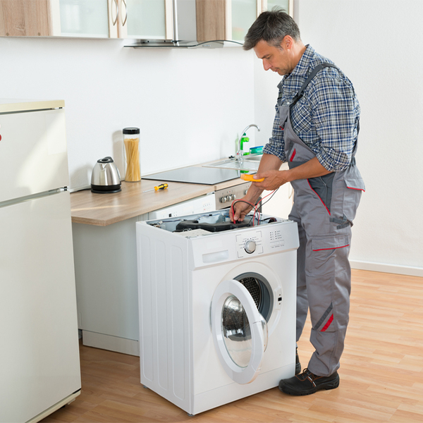 can you walk me through the steps of troubleshooting my washer issue in Phillips Maine